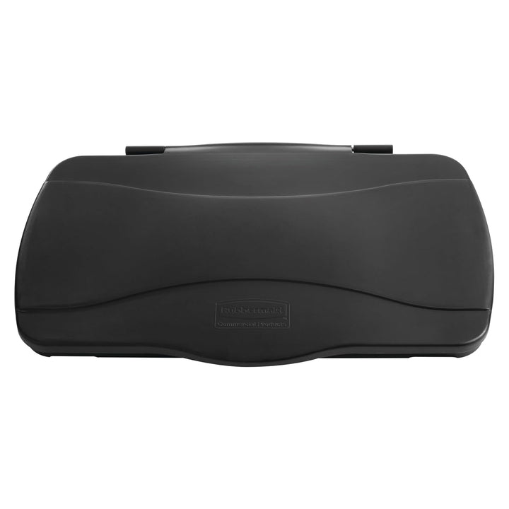 Rubbermaid Commercial Products FG267400BLA Klappdeckel, Schwarz Schwarz Scharnier, Schwarz Scharnier