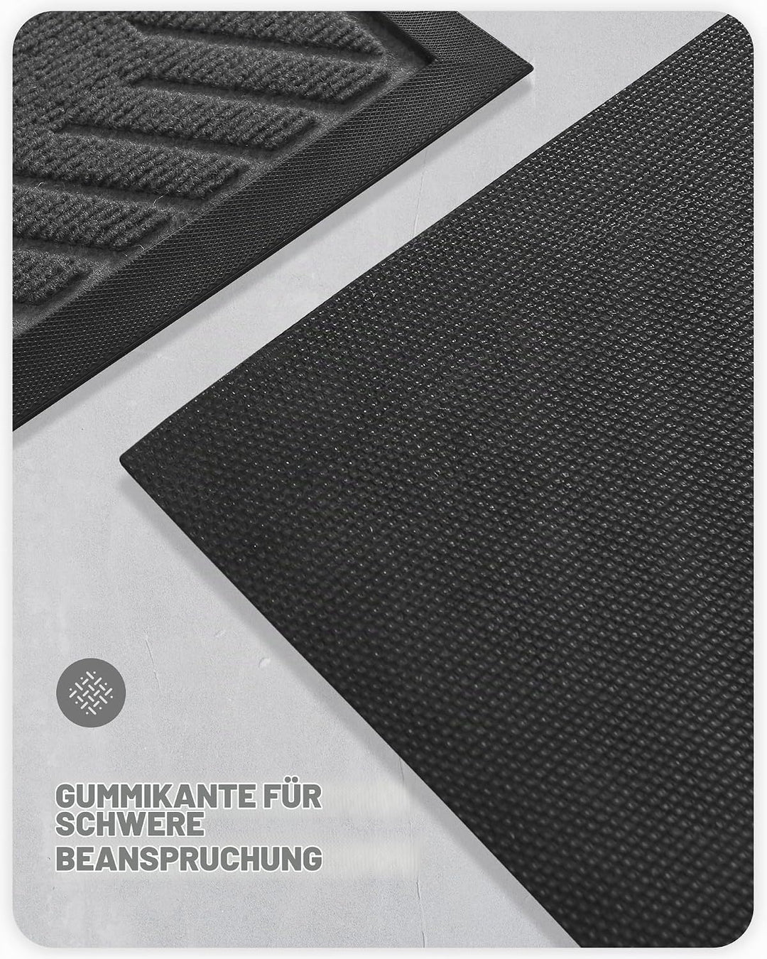 Color G Fussmatten Aussen, Fussmatte Outdoor Schmutzfangmatte für Haustür, rutschfeste Fussmatte Aus