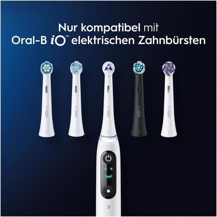 Oral-B iO Spezialisierte Reinigung Aufsteckbürsten für elektrische Zahnbürste, 2 Stück, Oral-B’s bes