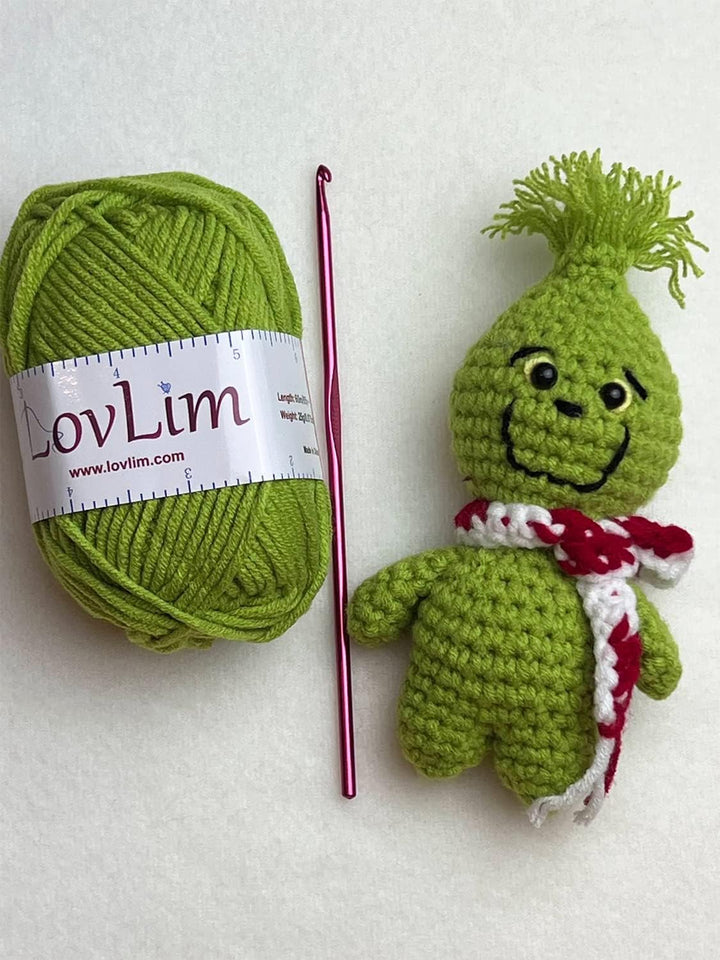 LovLim Häkelgarn-Set, 16 weiche Baumwollgarnknäuel, 914 m lang, zum Häkeln und Stricken, Häkel-/Amig