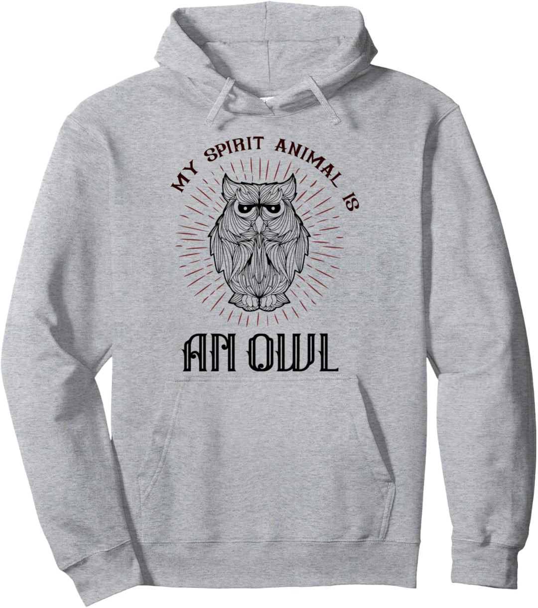 Mein Geisttier ist eine Eule Pullover Hoodie