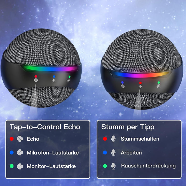 zealsound USB Mikrofon für Podcast Gaming auf PC iPhone Mac, Nieren Kondensatormikrofon mit Rauschun