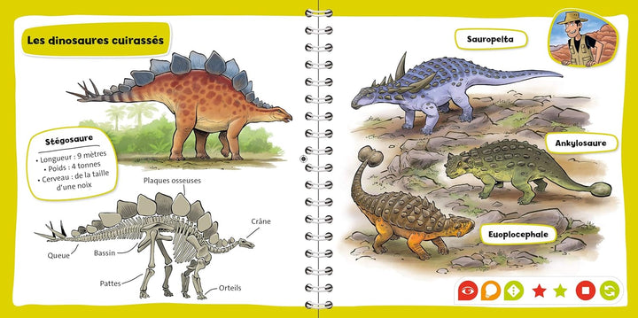 Ravensburger tiptoi® – Interaktives Buch – Mini Doc'– Die Dinosaurier – ab 4 Jahren – 00 028 Mini Do