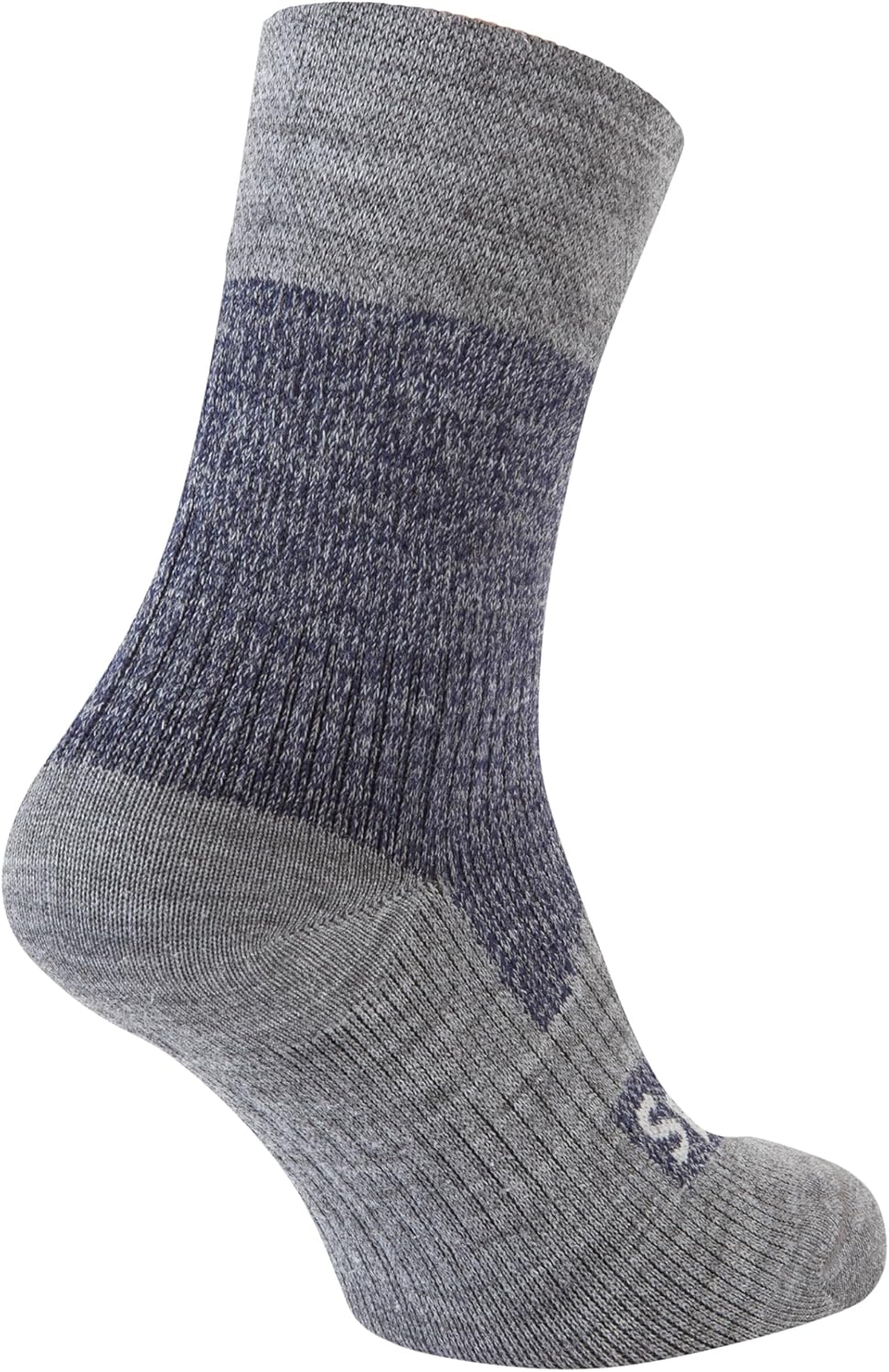 Sealskinz Unisex Allwetter Wasserdichte Socken – Knöchellang S Navy Blue/Grey Marl, S Navy Blue/Grey