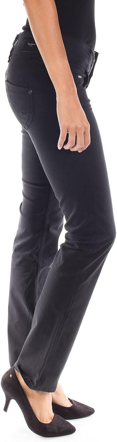 Pepe Jeans Damen Straight Leg VENUS 24W / 30L Black (Black), 24W / 30L Black (Black)