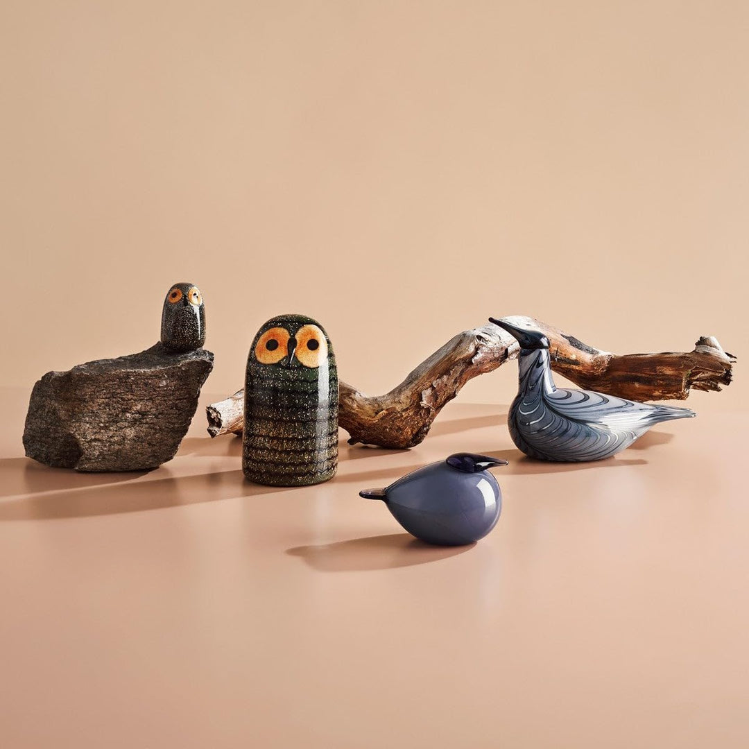 Iittala Birds by Toikka Kuulas regenblau 140 x 90 mm 14 x 9 x 10 cm Blau, 14 x 9 x 10 cm Blau