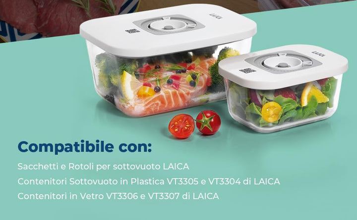 LAICA VT3220 Professionelle Vakuumiermaschine – geeignet für alle Arten von Lebensmitteln – schnelle