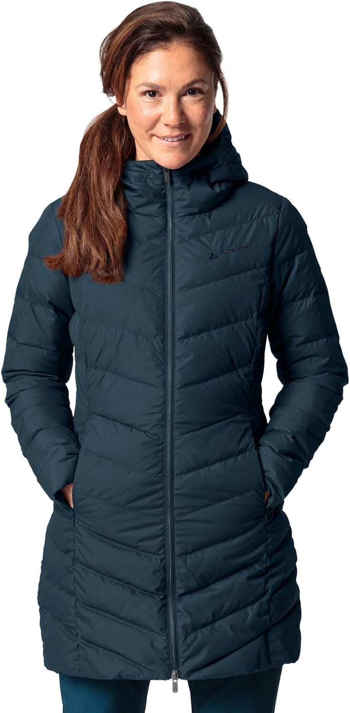 VAUDE Damen Annecy Daunenjacke 44 dark sea uni, 44 dark sea uni