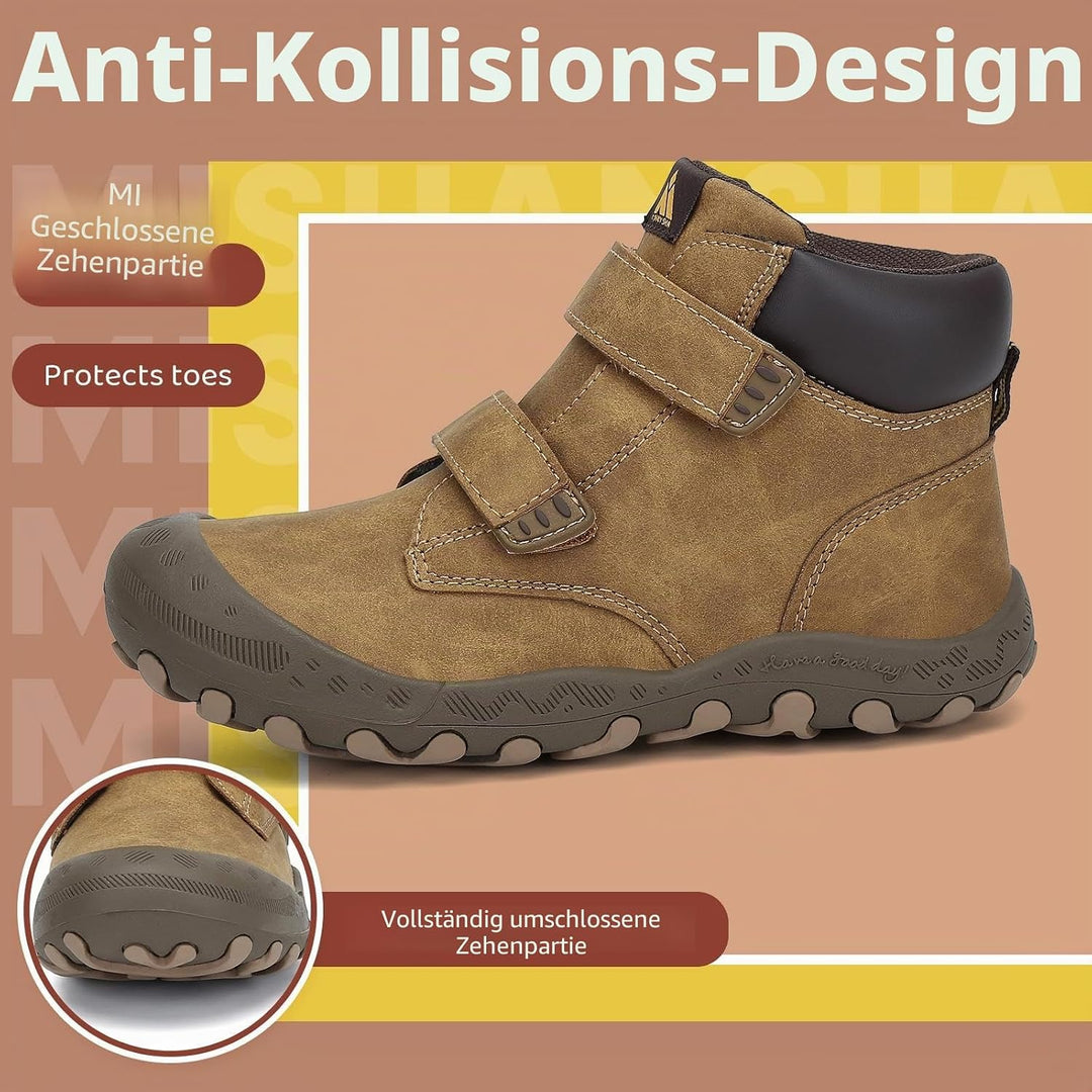 Mishansha Kinder Wanderschuhe Trekkingschuhe Mädchen Leicht rutschfest Outdoorschuhe Turnschuhe Gr.2
