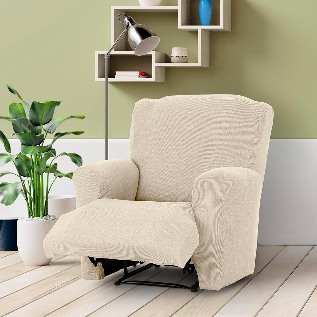Eysa Elastischer Bezug für Relaxfüsse, textur, Ecru (Farbe 00), 60-90 cm, Ecru (Farbe 00)