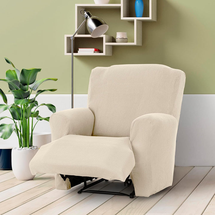 Eysa Elastischer Bezug für Relaxfüsse, textur, Ecru (Farbe 00), 60-90 cm, Ecru (Farbe 00)