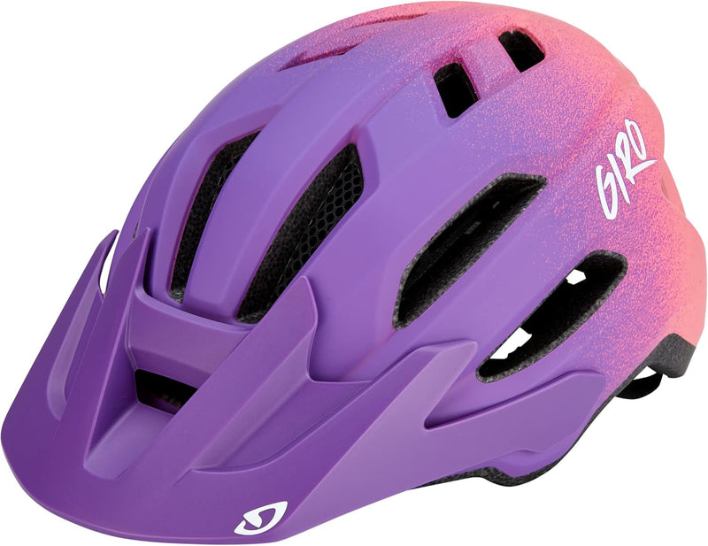 Giro Fixture II Y Fahrradhelm - Matte Purple pink fade UY, UY