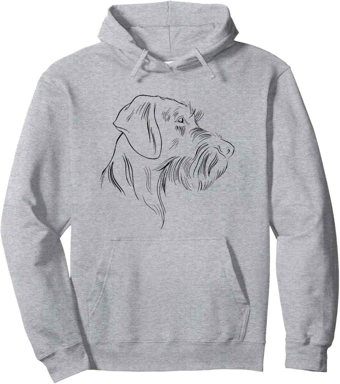 Jagdhund Deutscher Drahthaar Pullover Hoodie