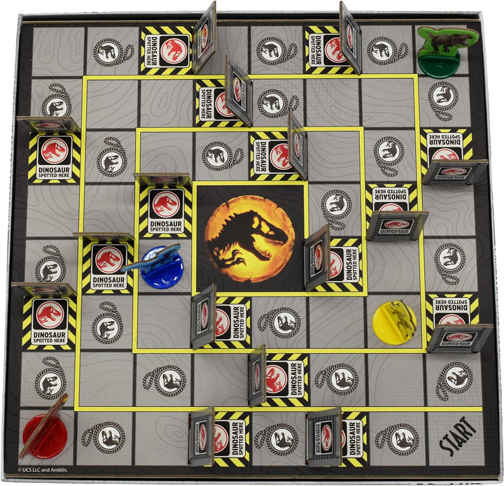 Cartamundi Jurassic World Tracker Brettspiel, Find & Rescue Dinosaurier, für 2–4 Spieler, tolles Ges