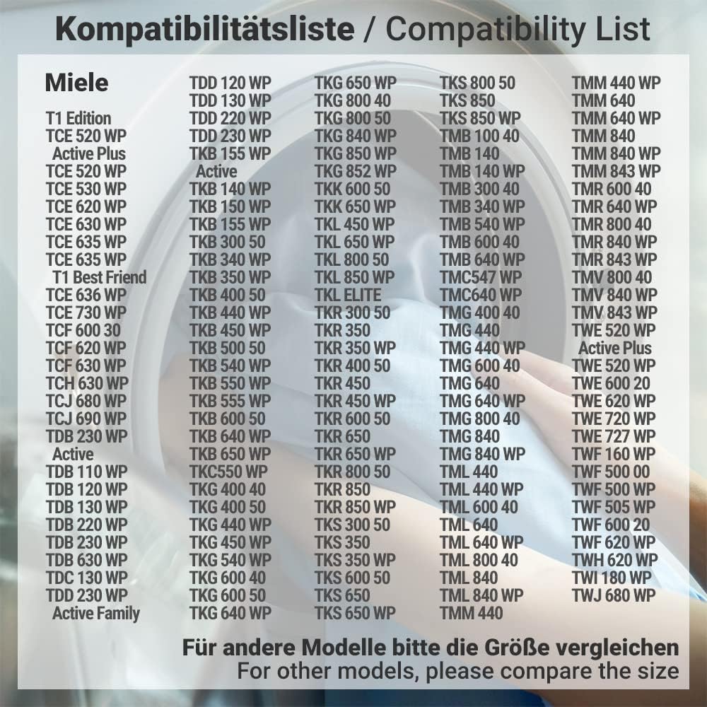 Siegvoll 3x Trockner Filter für Miele 9164761 | Fein-Grob | Wärmetauscher Filter Dryer filter Schaum