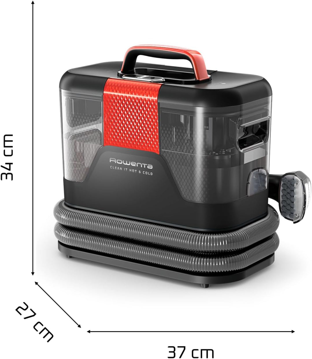 Rowenta Clean It IN7022F0 Hot & Cold Polster-Staubsauger, Flecken- und Teppichreiniger, Leistung 115