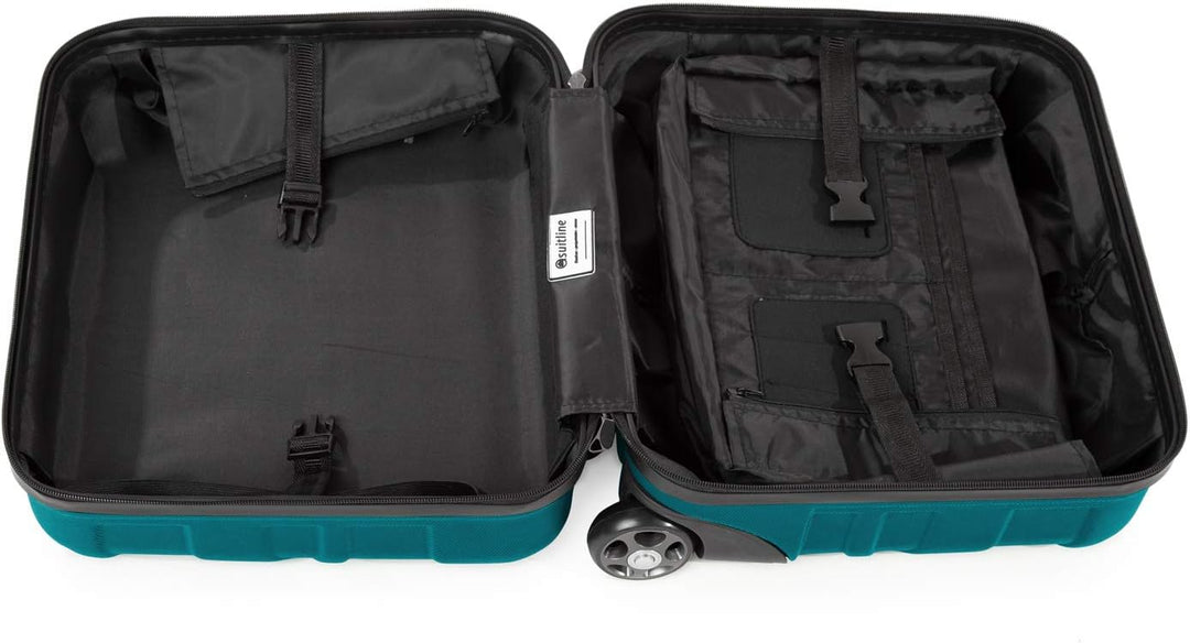 SUITLINE – Pilotentrolley Hartschale, Business Trolley, Kabinengepäck, Handgepäck Trolley, Pilotenko
