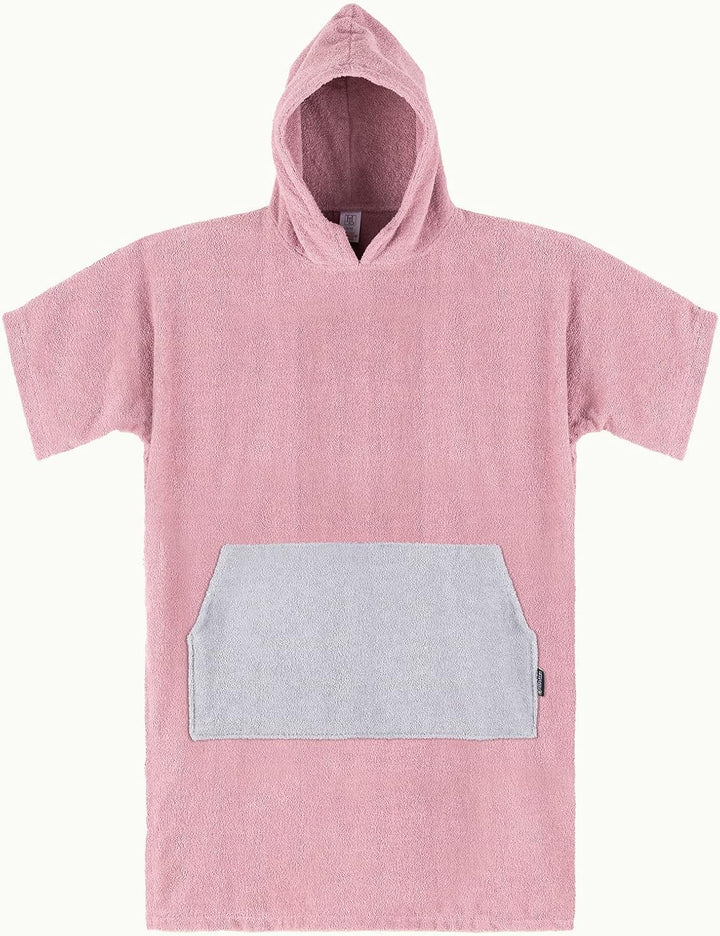 HOMELEVEL Badeponcho Unisex - Surf Poncho aus 100% Baumwolle - Tuch für Erwachsene - Bademantel für