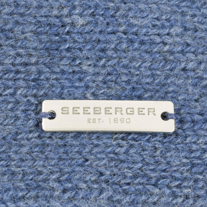Seeberger Lasuna Kaschmir Stirnband Stirnwärmer Headband Ohrenschutz (One Size - blau) 1 stück (1er