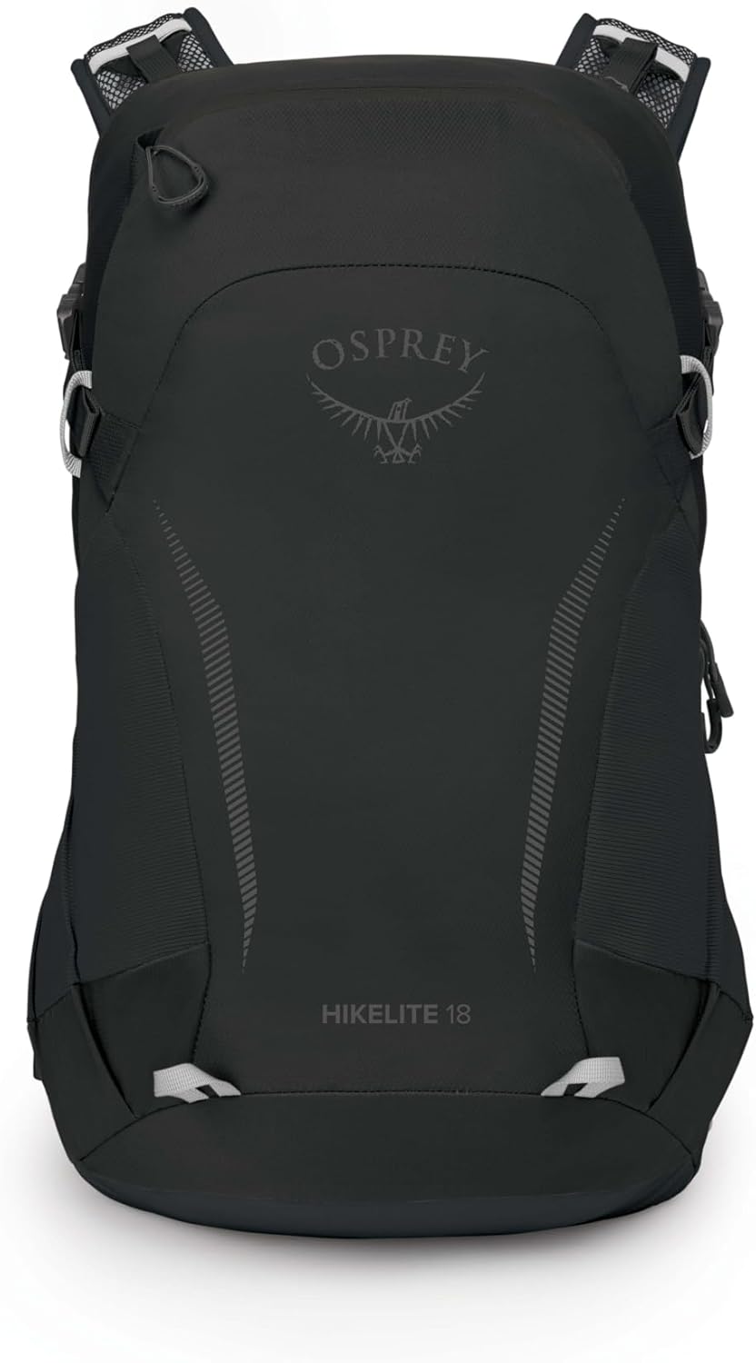 Osprey Hikelite Unisex Rucksack Schwarz O/S - Fassungsvermögen 18L, Schwarz O/S - Fassungsvermögen 1