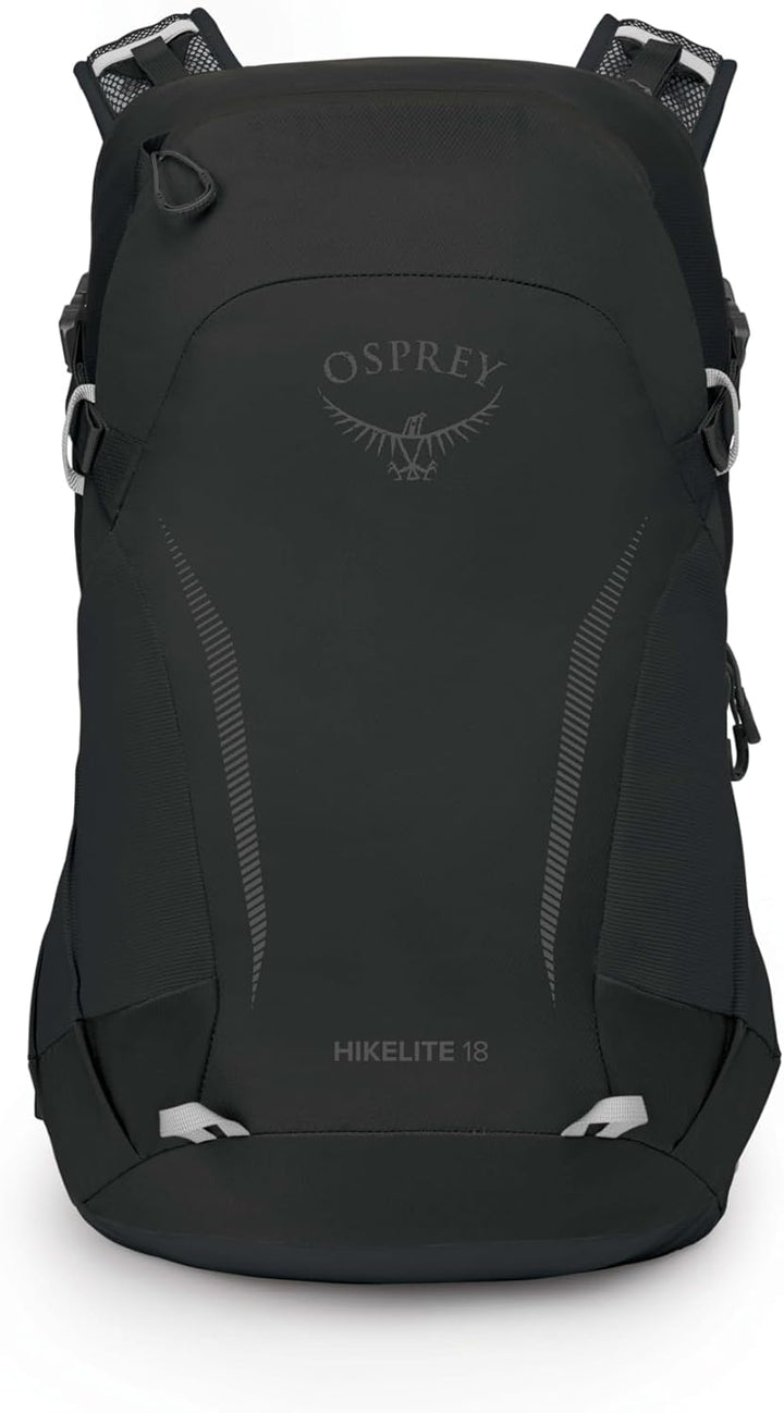 Osprey Hikelite Unisex Rucksack Schwarz O/S - Fassungsvermögen 18L, Schwarz O/S - Fassungsvermögen 1