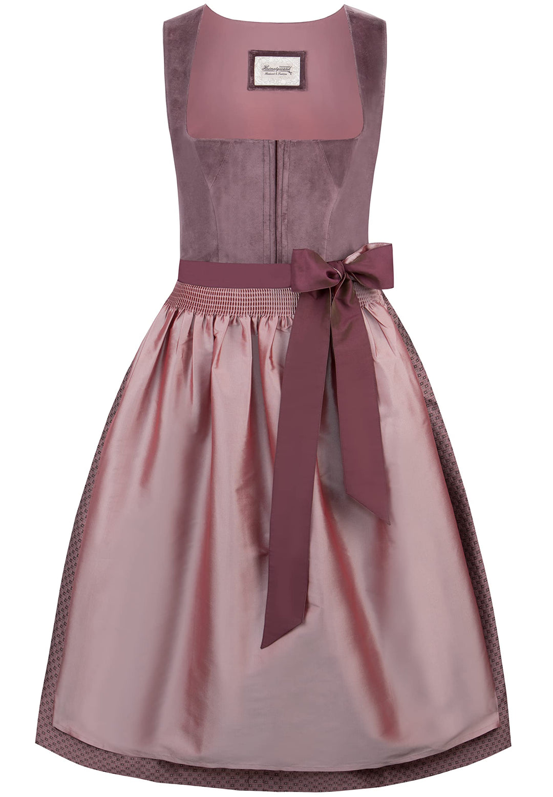 Stockerpoint Damen Malve Midi Dirndl 38 Aubergine, 38 Aubergine