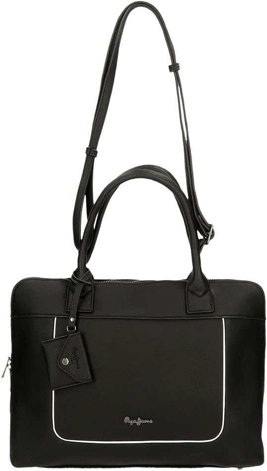 Pepe Jeans Damen Jeny Gepäck- Messenger Bag Einheitsgrösse Schwarz, Einheitsgrösse Schwarz