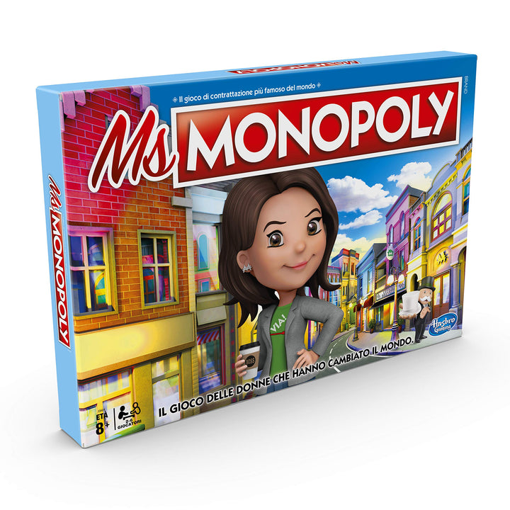 Monopoly Hasbro Ms, Multicolor, E8424103 Ms Monopoly, Ms Monopoly