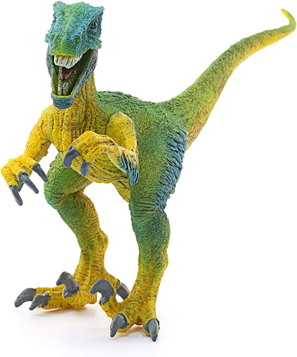 SCHLEICH 14581 Brachiosaurus, für Kinder ab 5-12 Jahren, Dinosaurs - Spielfigur & 14585 Velociraptor