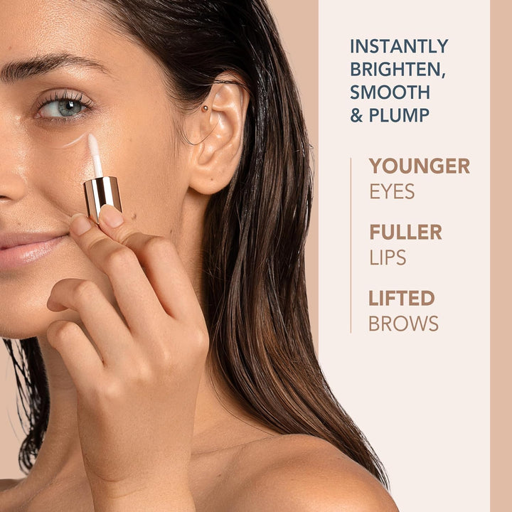 FOREO SUPERCHARGED Augen- und Lippenkontur Booster Serum - Leitfähige Augencreme - Niacinamid Serum