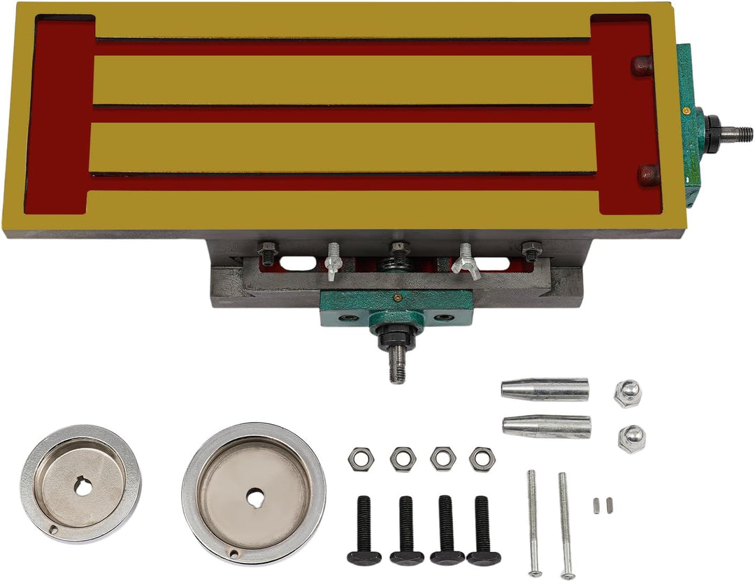 Zweiachsiger Kreuztisch, Frästisch, Bohrtisch, Schraubstock und Koordinatentisch, passend für Bohr-