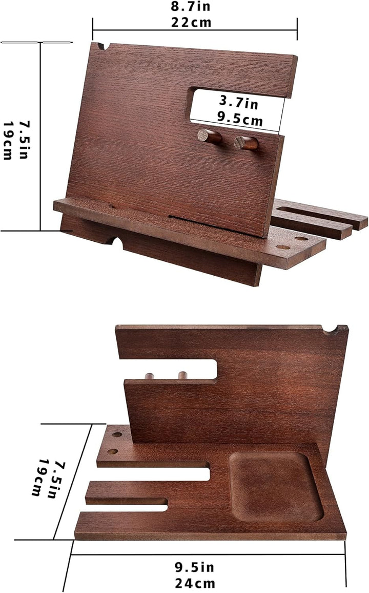 Weihnachten Geschenke für Männer Geburtstag Holz Telefon Dockingstation Schreibtisch Nachttisch Orga