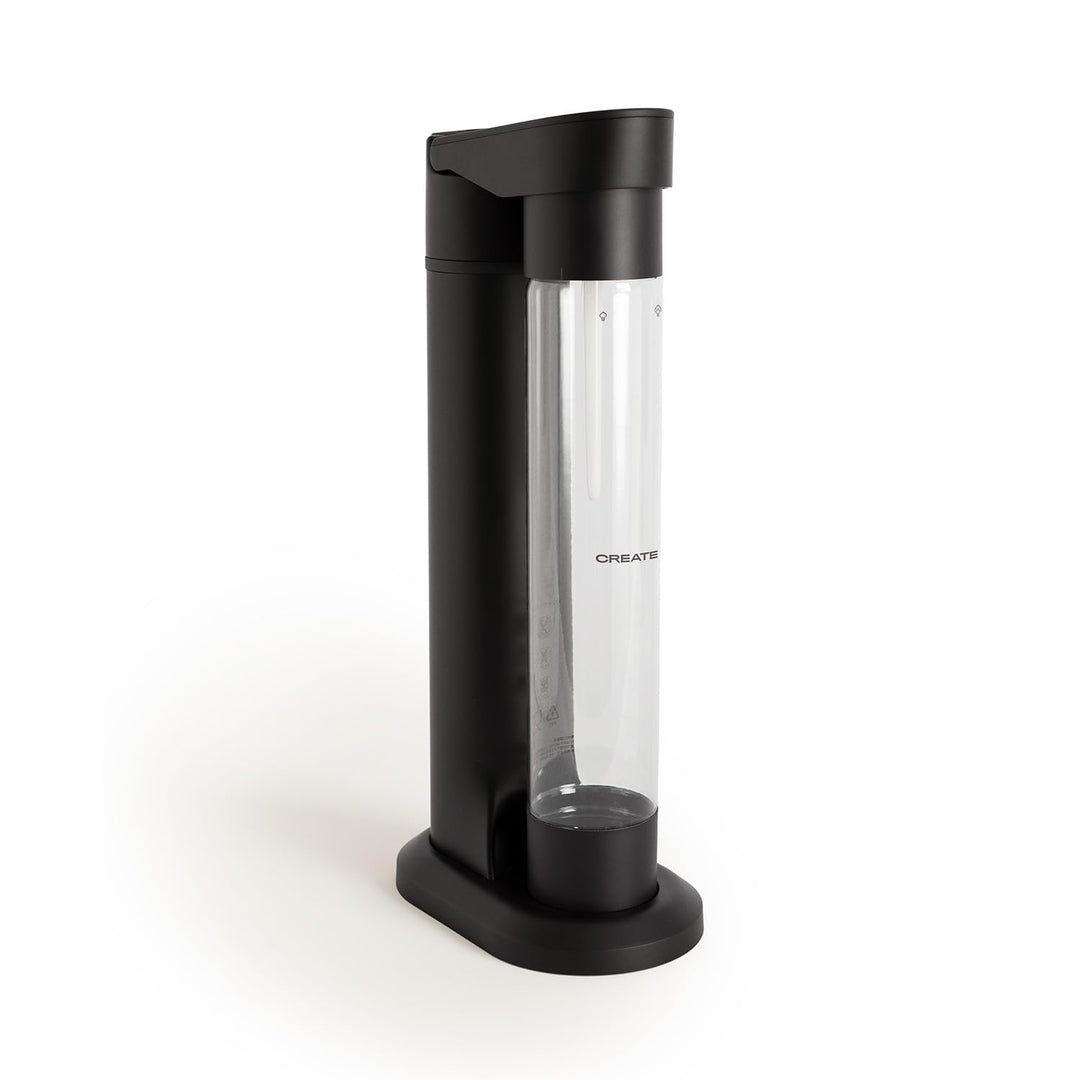CREATE/SODA MAKER STUDIO/Wassersprudler 1L Schwarz/Keine CO2-Flaschen enthalten, kohlensäurehaltig i