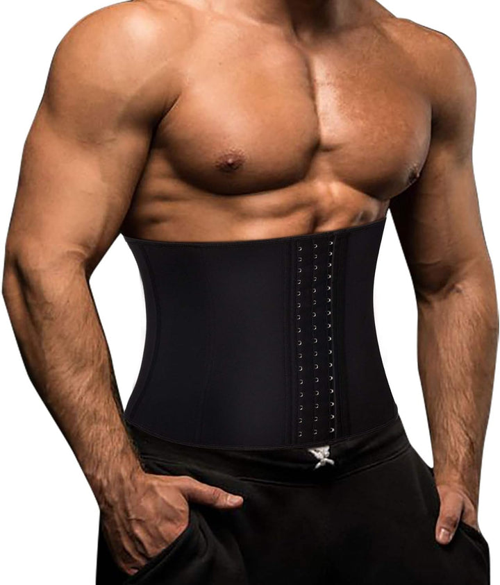 Gotoly Herren Bauchweggürtel Fitnessgürtel Body Shaper Schwitzgürtel Taillenmieder Verstellbarer Neo