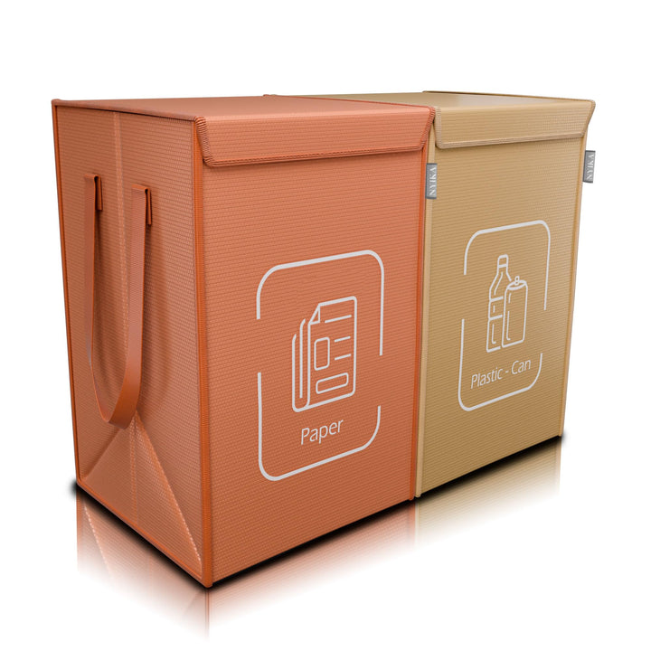 NYIKA Recycling System - Altglas Sammelbehälter - Pfandflaschen Aufbewahrung - Leergut Sammelbehälte