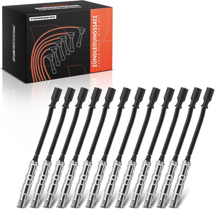 Frankberg 12x Zündkabel Kompatibel mit Crossfire 2003-2008 W202 C240 C280 1997-2000 S202 C240 C280 1