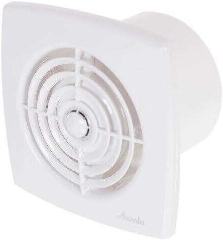 Awenta Armar Trading LTD Badlüfter Raumentlüfter Ventilator 100mm Nachlauf Wandventilator Lüfter, We