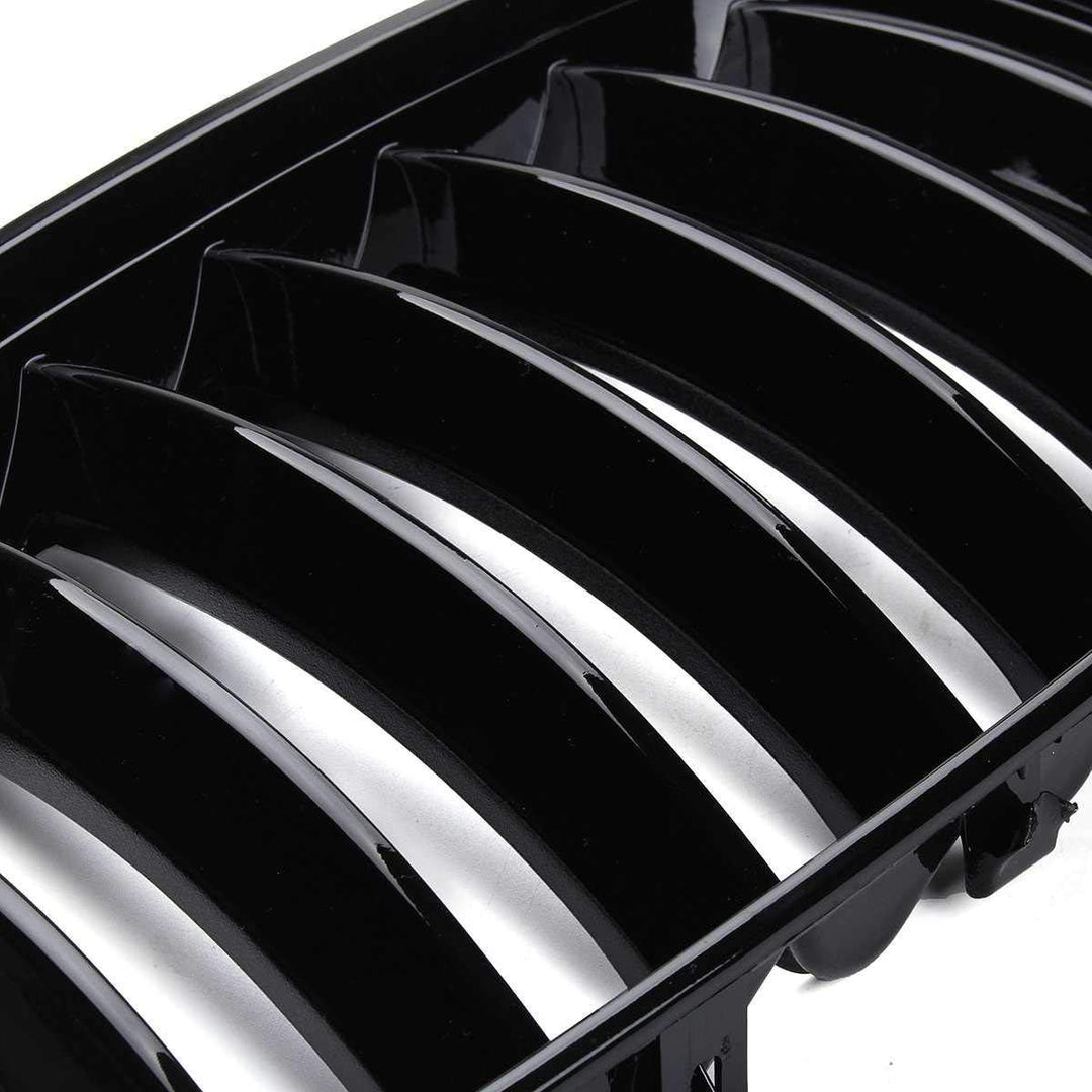 X5 E53 2004–2006 Frontstossstangengitter, glänzend, Schwarz, 1 Paar