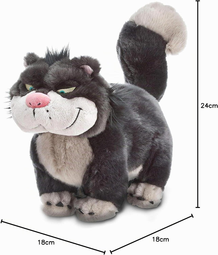Disney Store Offizieller Lucifer Plüsch Kater – Cinderella Kuscheltier 18 x 24 x 28 cm Luzifer, Luzi