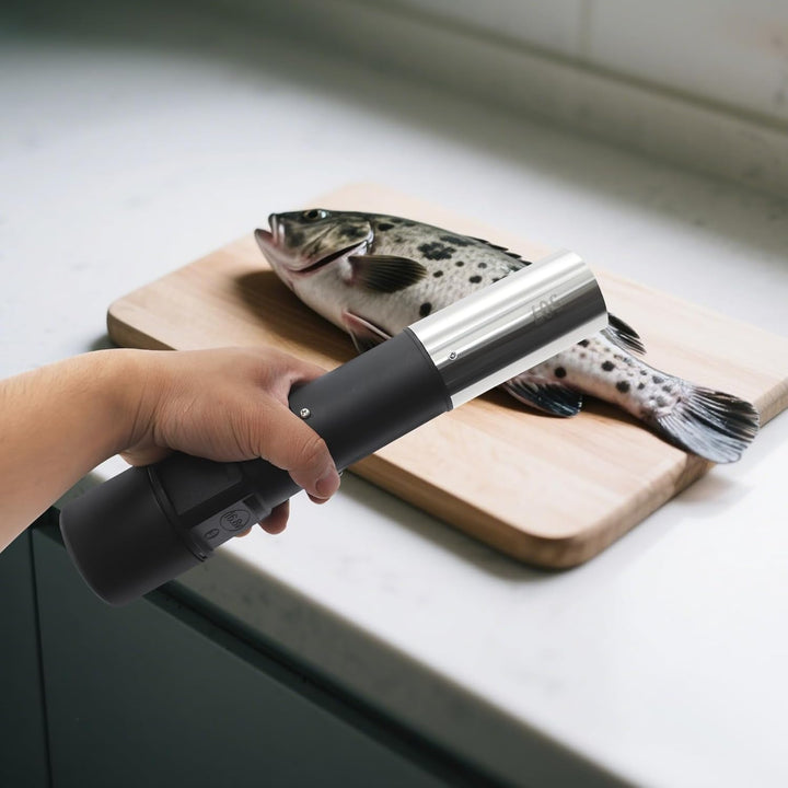 Elektrischer Fischentschupper mit 6-seitige Edelstahlrolle, 7000 rpm, kabelloser Fischschuppen-Schab