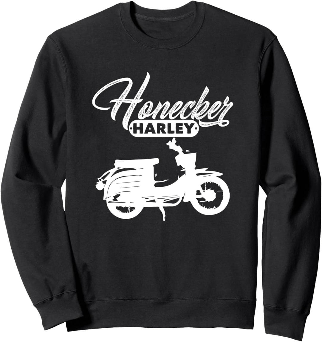 Honecker Oldtimer DDR Moped Simso-Schwalbe Sweatshirt