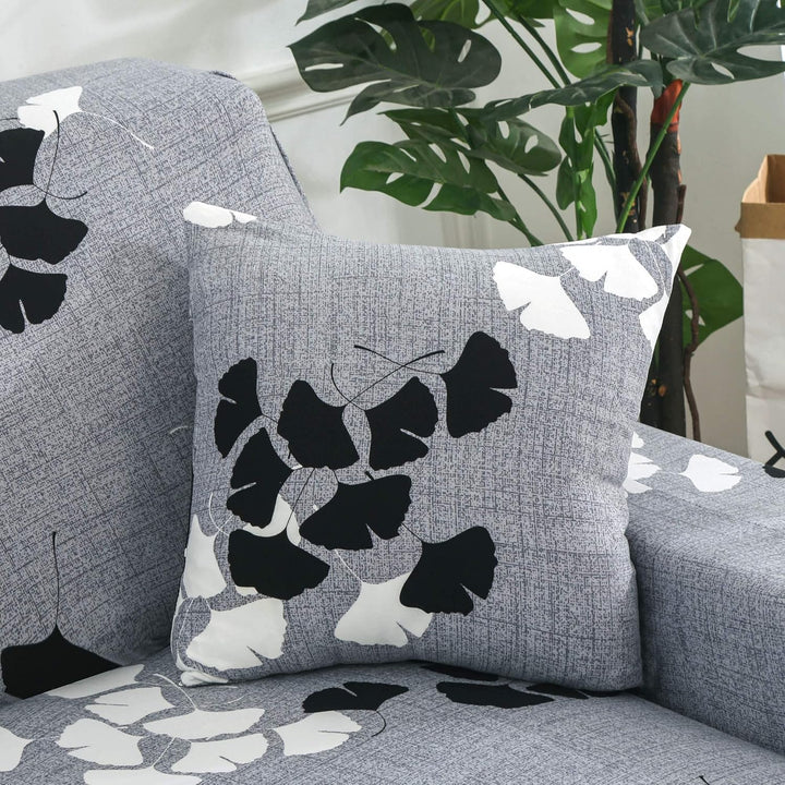 Sofabezüge, Moderne Elastischer Sofabezug Stretch 1/2/3/4 Sitzer Couchbezug Antirutsch Blumendruck S
