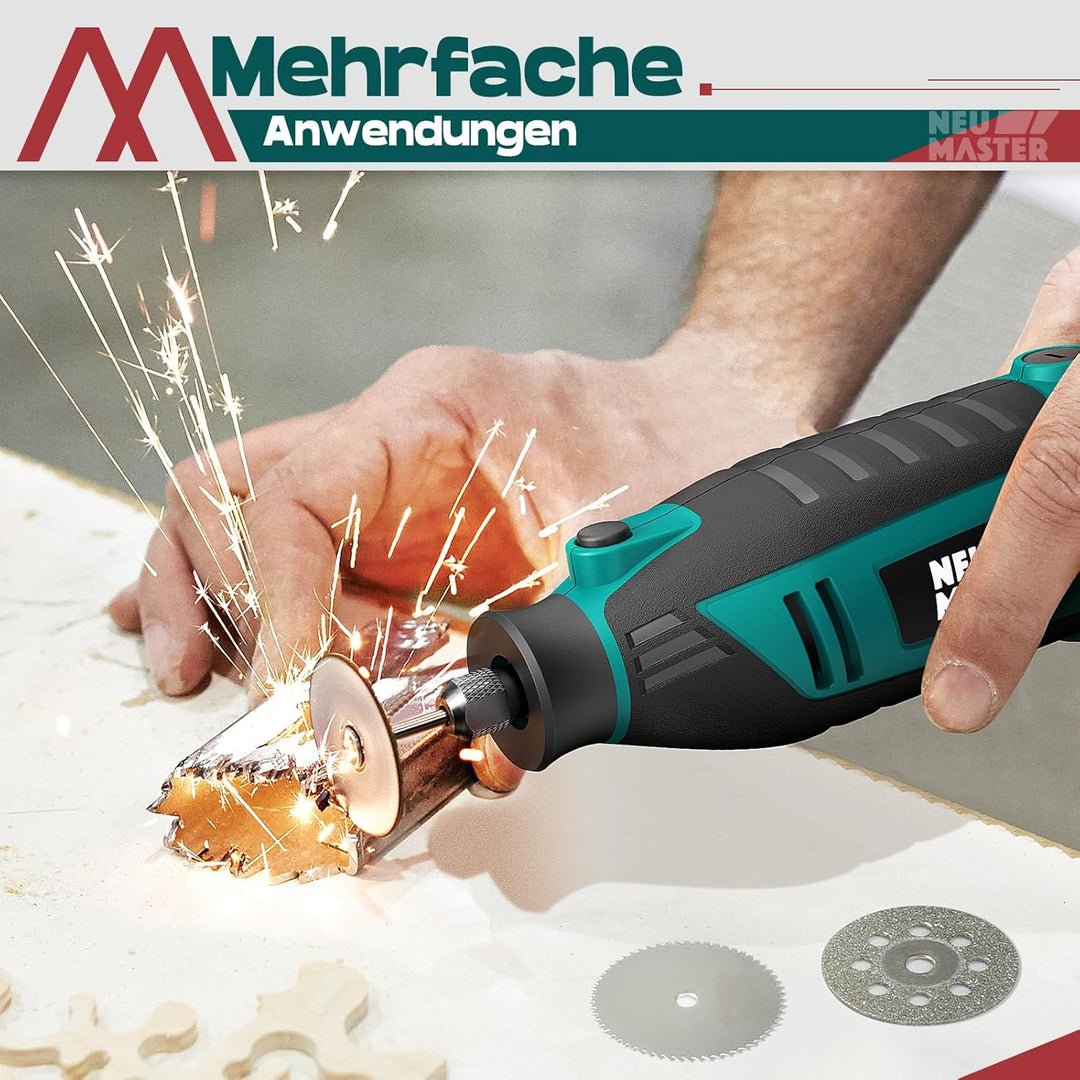 Multifunktionswerkzeug - NEU MASTER 180W Rotationswerkzeug mit 160 Zubehör und 6 Drehzahl 10000–3500
