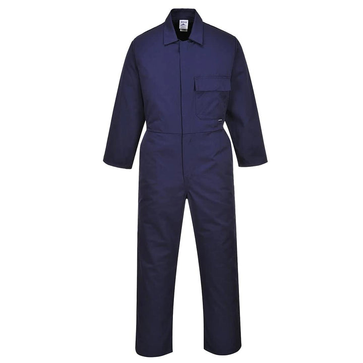 Standard Arbeitsoverall - Elastische Rücken Taille - Overall Grössen: S - 5XL - Large, Marineblau L