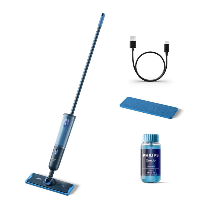 Philips OneUp 3000 Series elektrischer Wischmopp - 2X sauberere Böden², 2X schnelleres Wischen, kabe