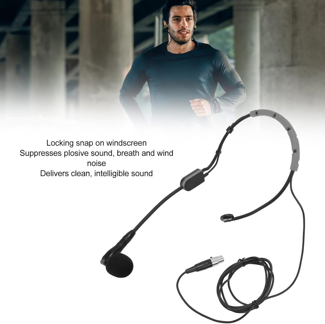 Kopfbügelmikrofon für Shure PGA31 SM31 SM35 Wireless-System, Headset-Kondensatormikrofon, mit TQG-An