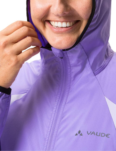 VAUDE Women's Qimsa Air Jacket - Windjacke Damen 42 limonium, 42 limonium