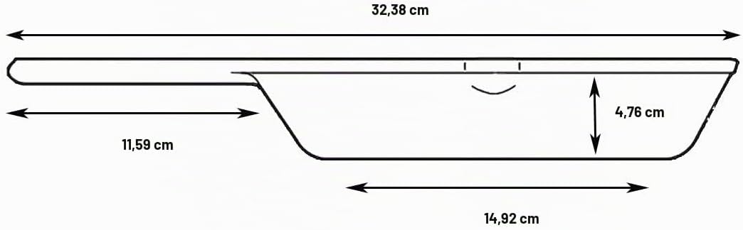 LODGE Gusseisen-Bratpfanne, 20,3 cm INLODGE.L5SK3, Inoxidable, schwarz, 8 inches