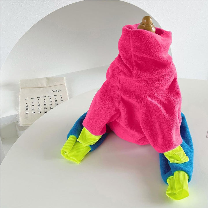 Windhund-Winterkleidung, elastisch, Whippet, vierbeinig, Fleece-Mantel, schlanker Hund, kaltes Wette