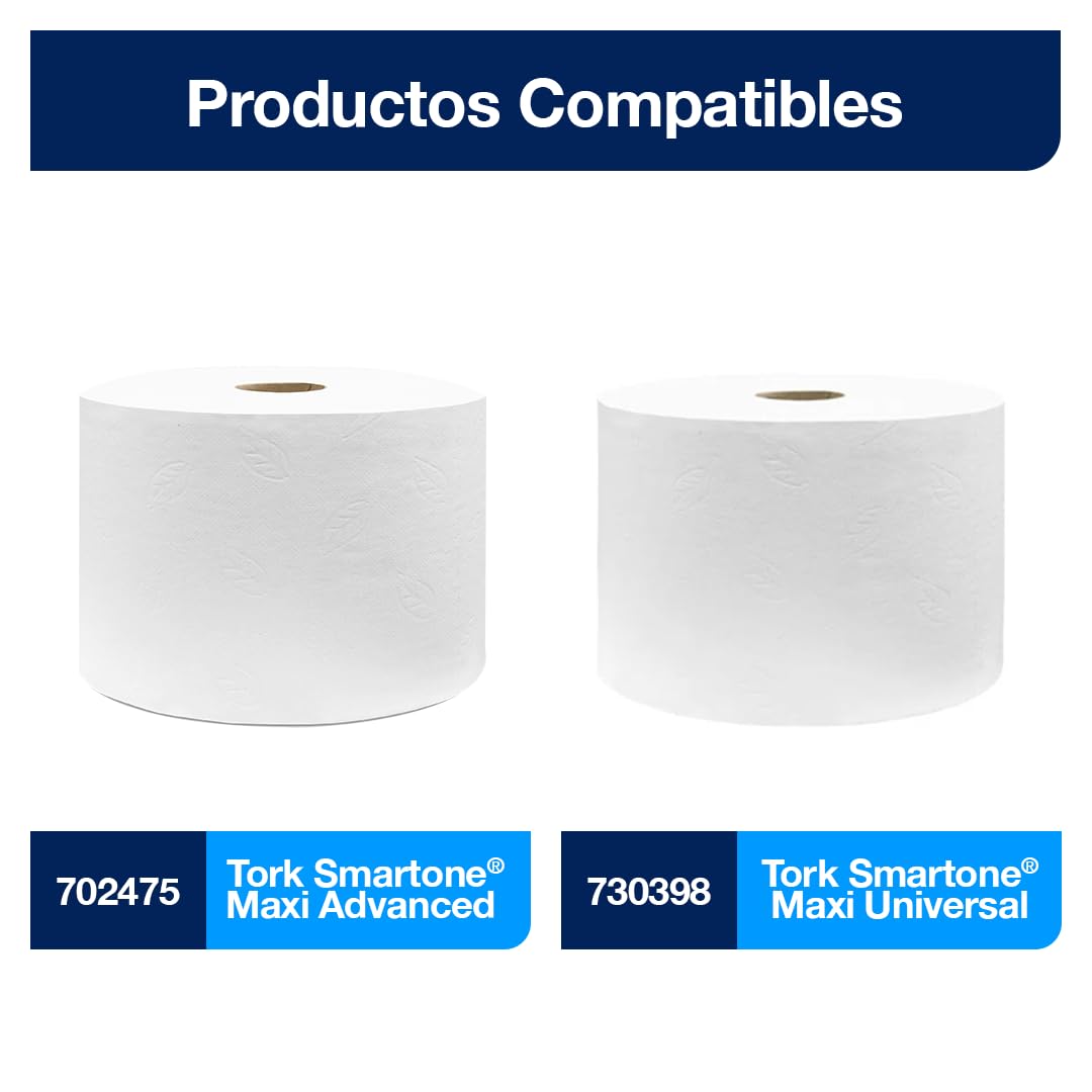 Tork SmartOne® Spender für Toilettenpapier Schwarz T8, Hohe Kapazität, Elevation Linie, 680008 Nachf